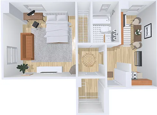 Floor plan studio 1