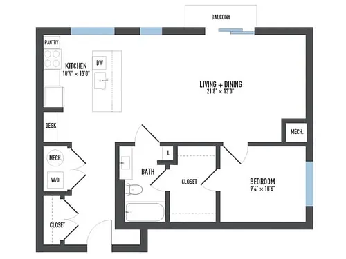Floor plan Morgan