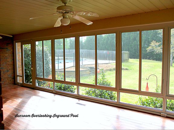 Sunroom Overlooking Pool