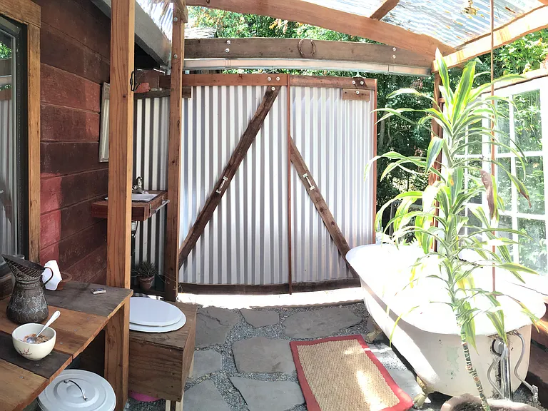 outdoor bathroom