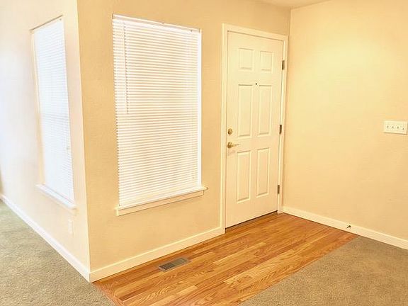 Wood floor entry 