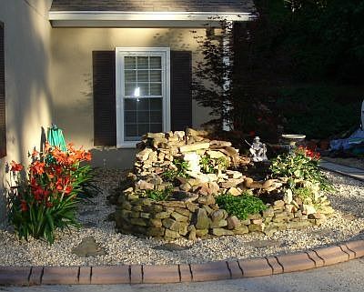 Driveway entrance ponds