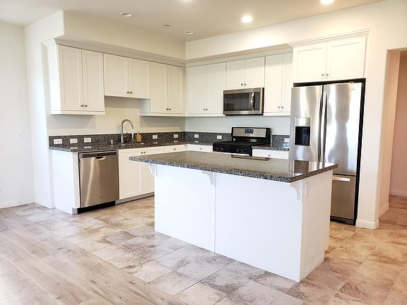 Kitchen with Large Island (refrigerator not included)