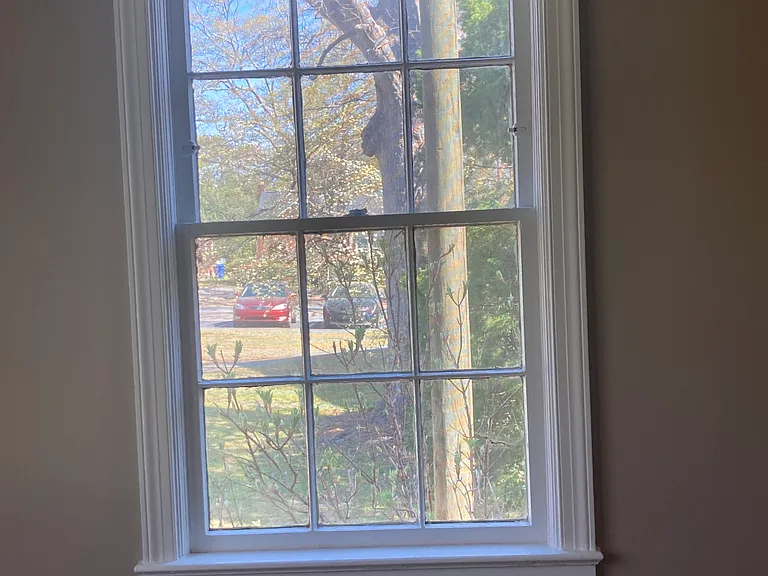 View from bedroom window