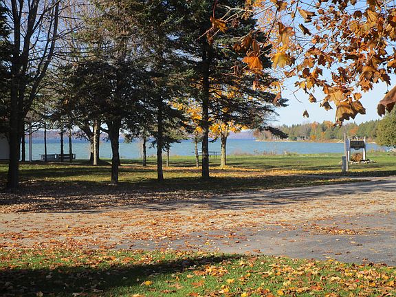 View of Burt Lake from drive
