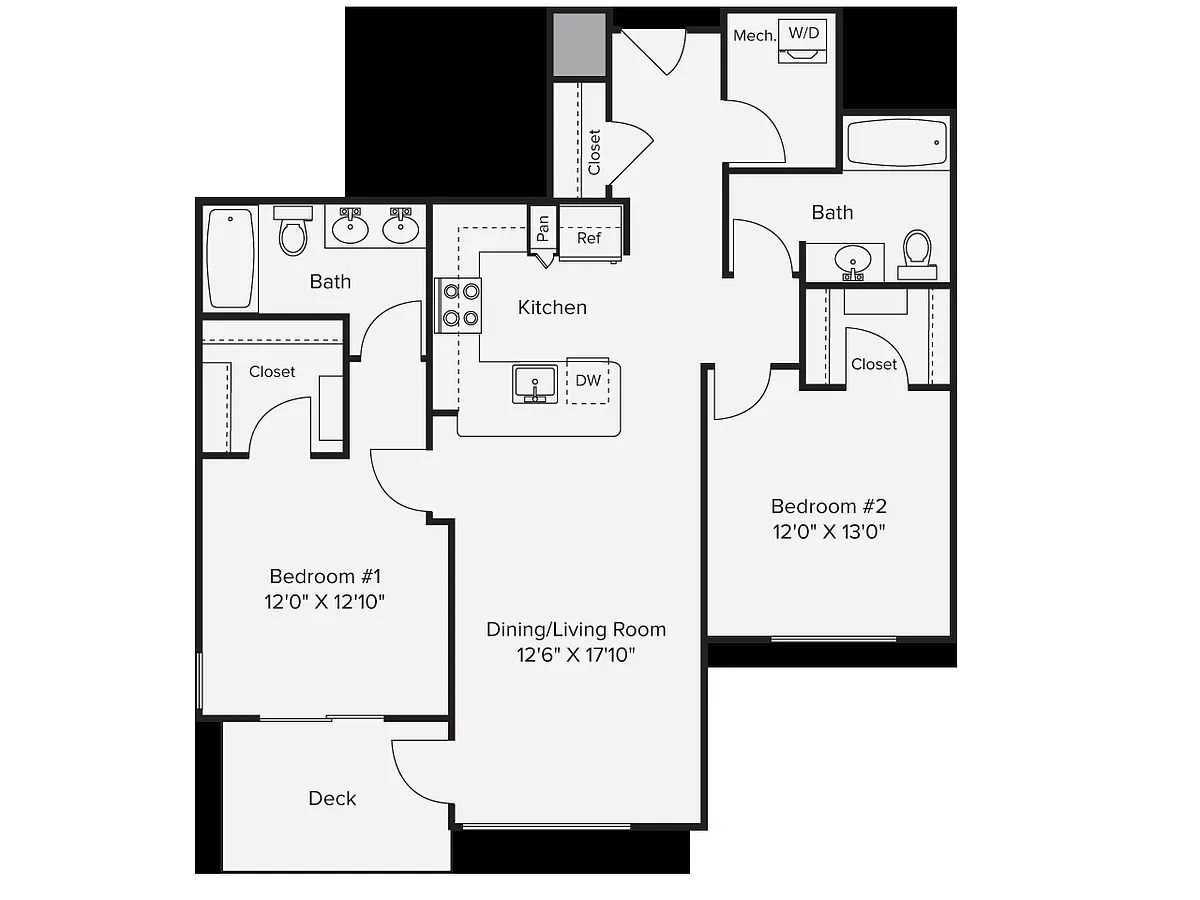 Floor plan B2-1051