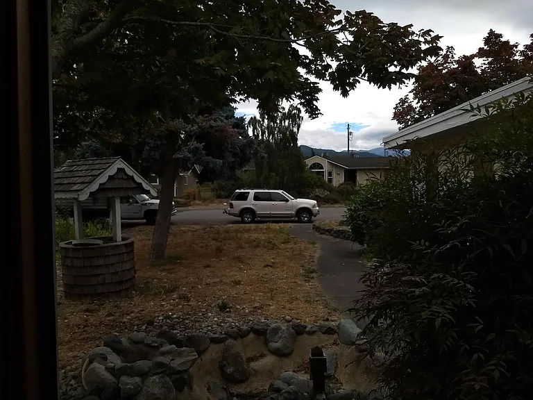 Front yard looking south towards mountains