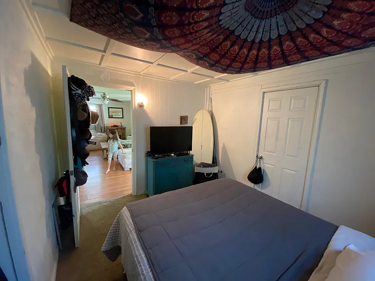 small bedroom with extra large closet