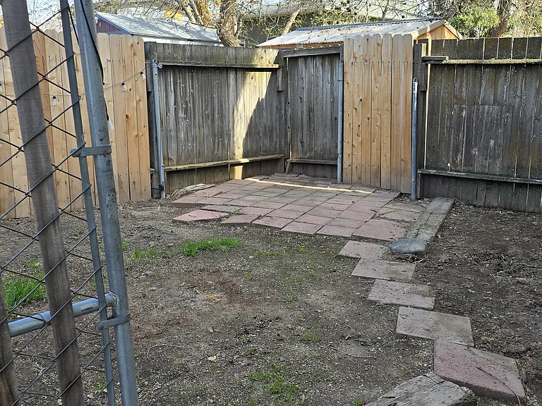 Fenced In Backyard