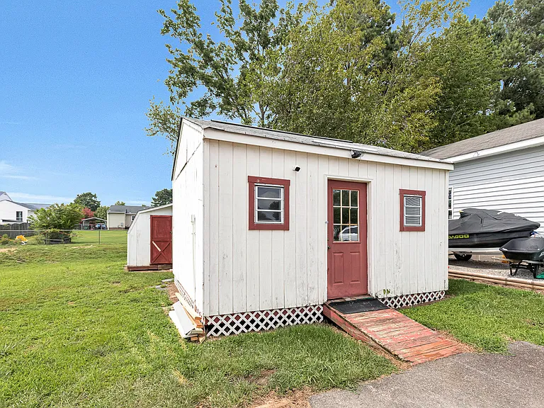 Two storage sheds