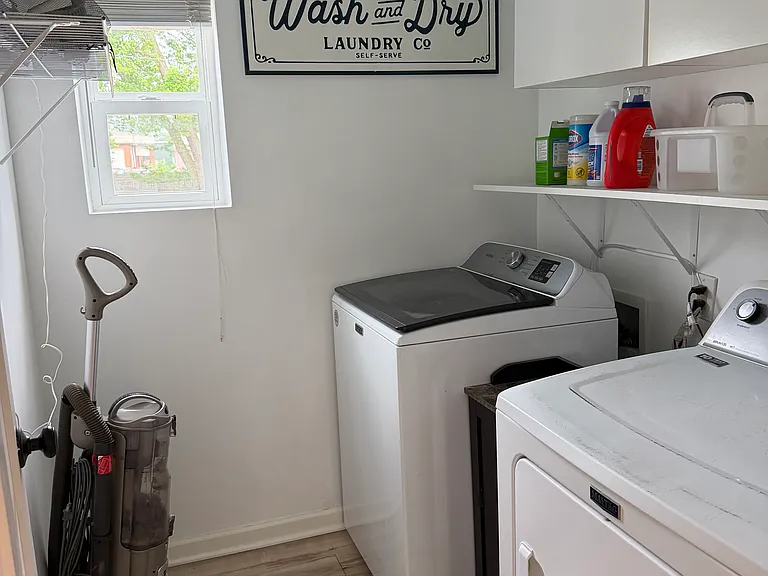 Washer and dryer