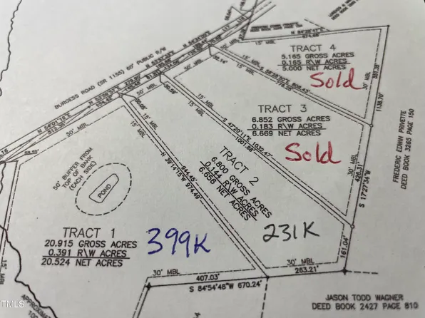 0 Burgess Rd Tract 2, Middlesex, NC 27557
