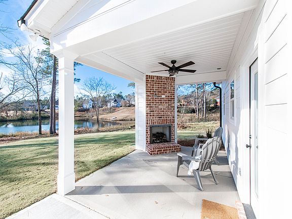 Back Patio with Fireplace Addition