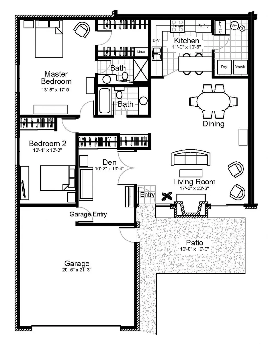 Floor plan Thoreau