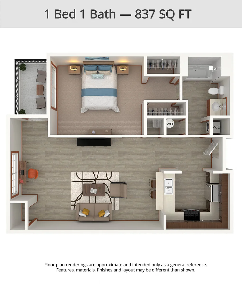Floor plan 1 Bed 1 Bath (1)