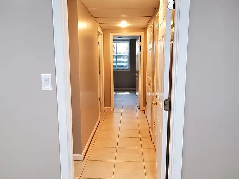 hallway from room 1 to room 2