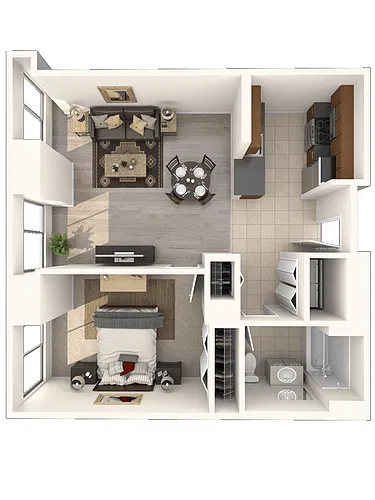 Floor plan Great River