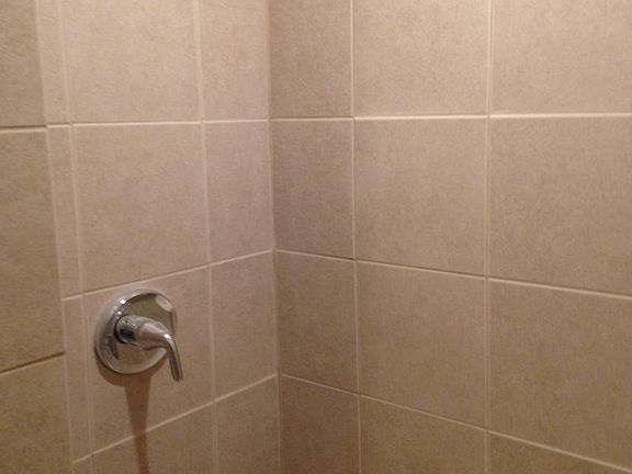 New tile shower