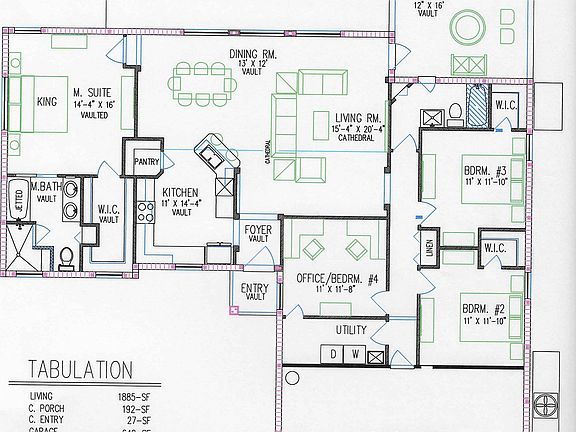 3 bed/office 2 bath 3 garage