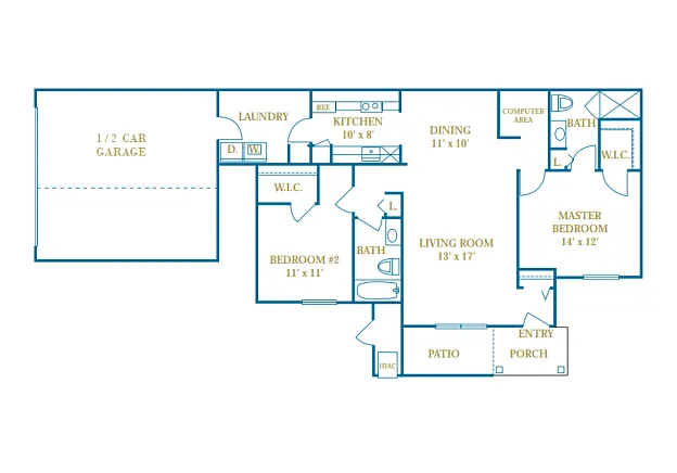 Floor plan The Essex