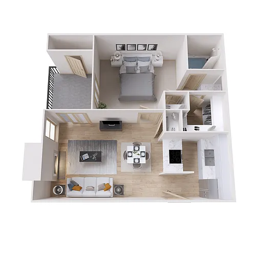 Floor plan A2 Renovated