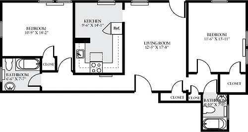Floor plan 878