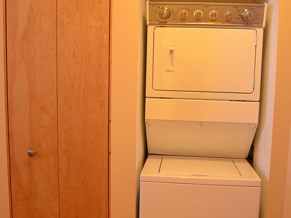 Washer and dryer in unit