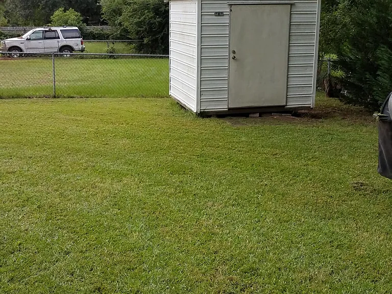 Storage Unit in Backyard