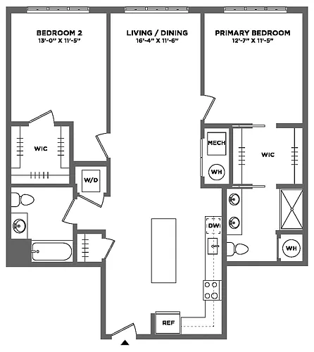 Floor plan B3