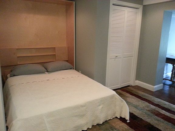 Basement murphy bed