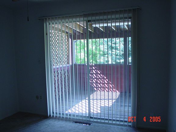 Deck access from living room