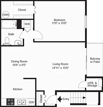 One Bedroom One Bedroom