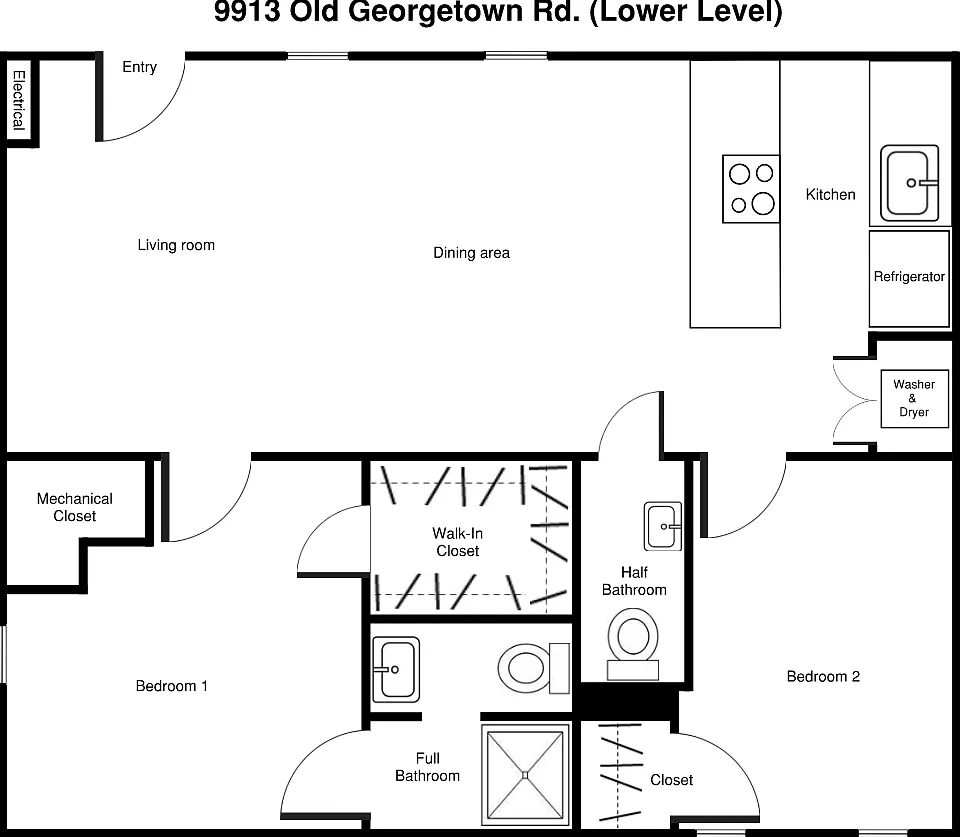 2 bed, 1.5 bath, 878 sqft, $2,050 — Photo 2