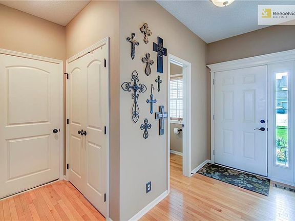 Entrance to home is spacious and inviting.