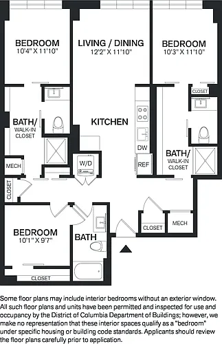 Floor plan 3 Bed/3 Bath-C4