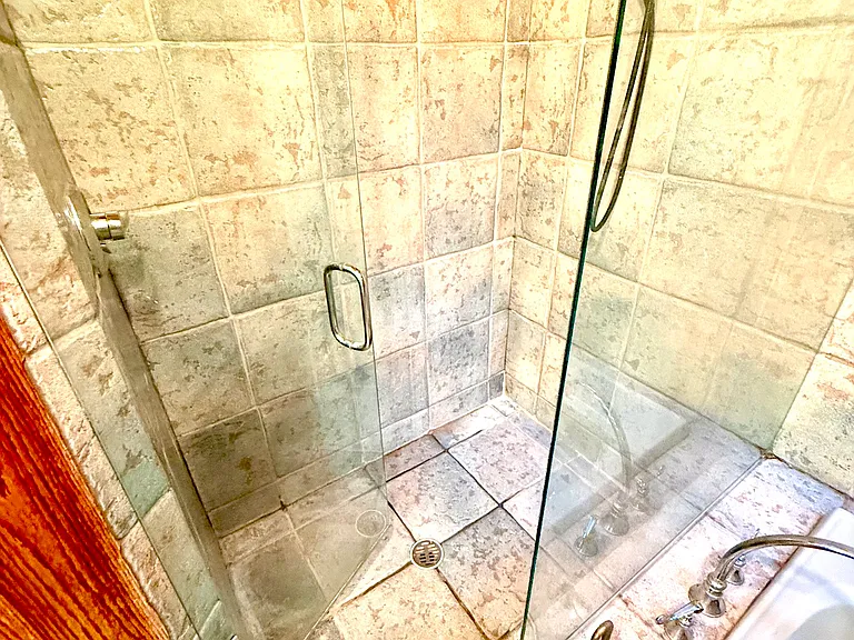 glass shower enclosure