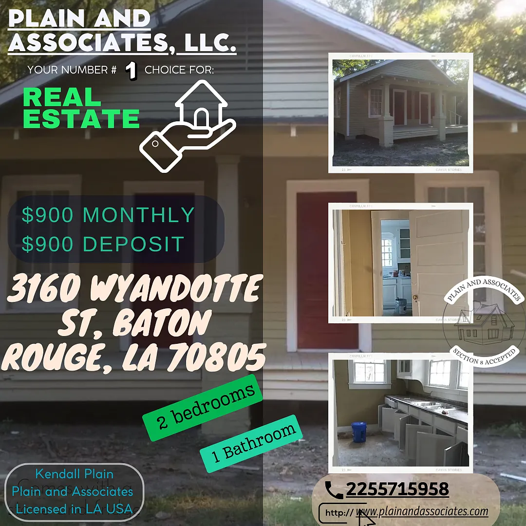 2 bedroom 1 bath house - $900 per month — Photo 1