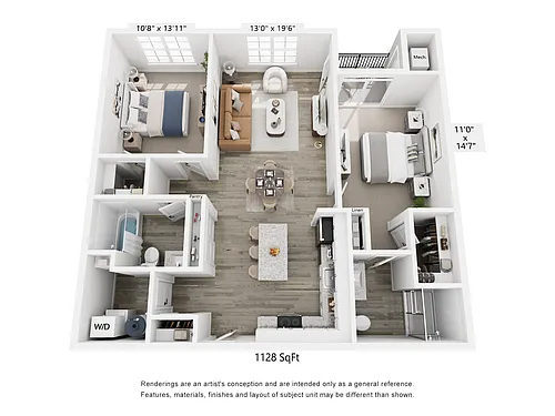 Floor plan The Airy 1