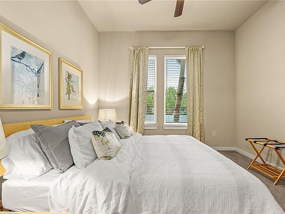 Primary Bedroom View from bathroom door