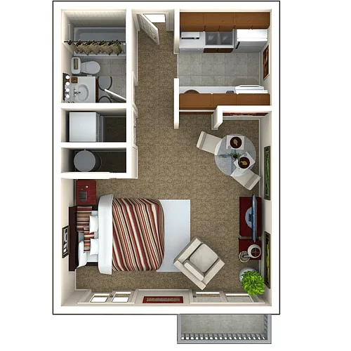 Floor plan Studio
