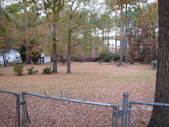 Large fenced in yard