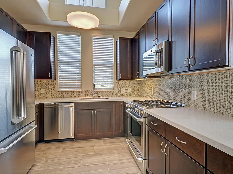 Well-appointed kitchens with gorgeous tile backplashes