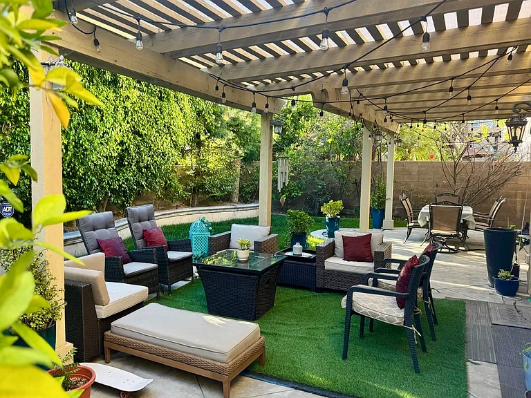 Private Backyard with Pergola & Landscaping