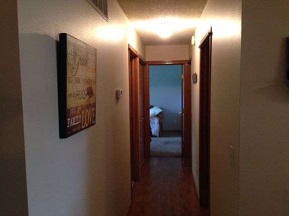 Hallway to 3 bedrooms