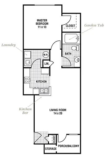 Floor plan Pebble Beach