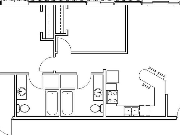 2 Bed, 2 Bath