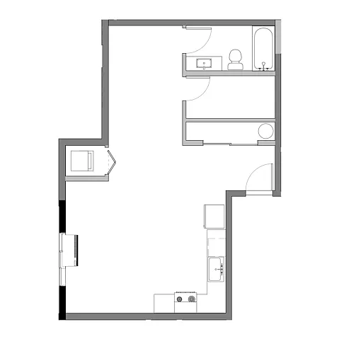 Floor plan The Sun