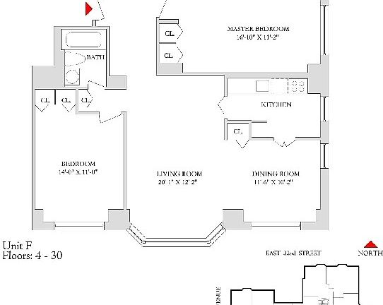 2nd image of 151-155 E 31st St #E14f