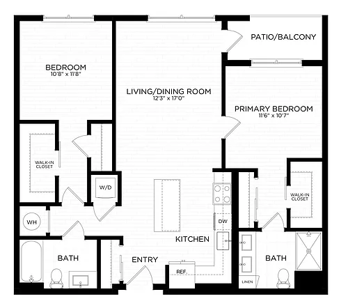 Floor plan B8