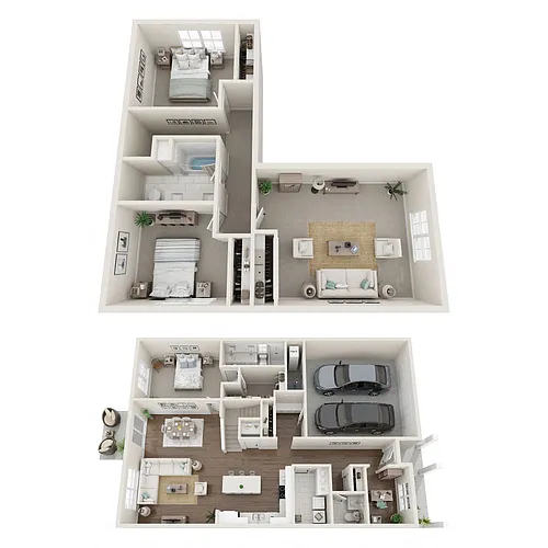 Floor plan Barclay B (E1)